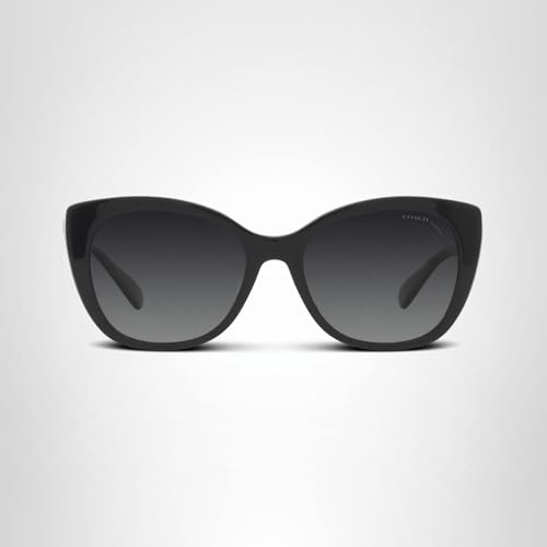 Coach Sunglasses HC 8365 U 5764T3 Ch566 Black/Dark Tortoise Gr