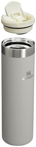 Stanley AeroLight Transit Bottle 20 oz | Locking Drink Through Lid | Leak Resistant Water Bottle or Coffee Travel Mug | Lightweight Insulated Stainless Steel | BPA-Free | Ash