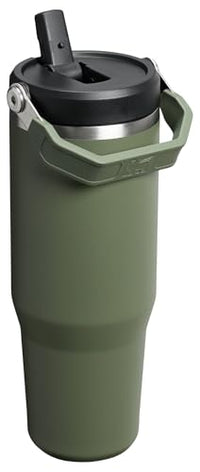 Thumbnail for Stanley IceFlow 2.0 Flip Straw Tumbler with Handle 30 oz | Twist On Lid and Flip Up Straw | Leak Resistant Water Bottle | Insulated Stainless Steel | BPA-Free | Dried Pine
