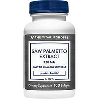 Thumbnail for The Vitamin Shoppe Saw Palmetto Extract 320mg, Supplement for Prostate Health - Easy to Swallow Softgels (100 Softgels)
