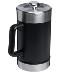 Thumbnail for STANLEY Classic Stay-Hot French Press Coffee Maker 48 oz | 5 Minute Brew, 4 Hours Hot | Mesh Filter for Coffee Grounds | Insulated Stainless Steel French Press | BPA-Free | Black 2.0