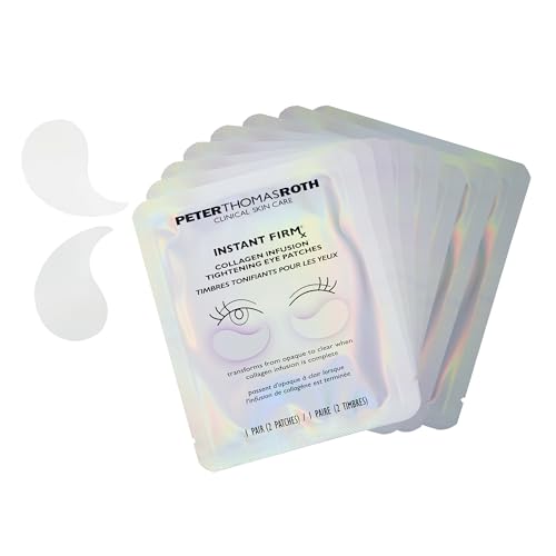 Peter Thomas Roth | Instant FIRMx® Collagen Tightening Eye Patches | Eye Patches For Firming Under-Eye Bags & Wrinkles | Eye Masks For Puffiness