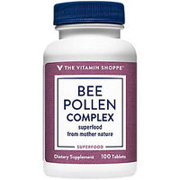 Thumbnail for The Vitamin Shoppe Bee Pollen Complex 1,000MG, Superfood with Bee Propolis and Royal Jelly, Seasonal Immune System Support (100 Tablets)