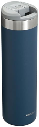 Thumbnail for Stanley AeroLight Transit Bottle 20 oz | Locking Drink Through Lid | Leak Resistant Water Bottle or Coffee Travel Mug | Lightweight Insulated Stainless Steel | BPA-Free | Navy