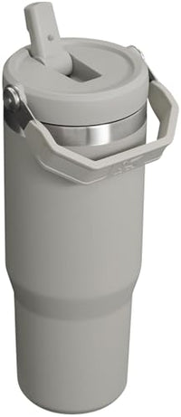 Thumbnail for STANLEY IceFlow Stainless Steel Tumbler - Vacuum Insulated Water Bottle for Home, Office or Car Reusable Cup with Straw Leak Resistant Flip Cold for 12 Hours or Iced for 2 Days, Ash, 30 OZ / 0.89 L