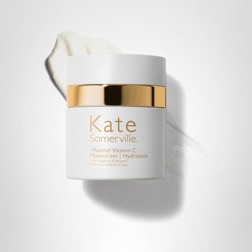 Kate Somerville Retinol Vitamin C Moisturizer – Anti-Aging Overnight Face Cream Brightens, Firms and Smooth Skin, 1.7 Fl Oz