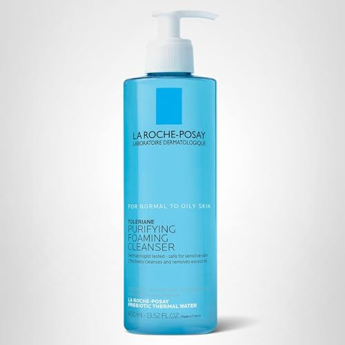 La Roche-Posay Toleriane Purifying Foaming Facial Cleanser, Oil Free Face Wash for Women & Men with Niacinamide + Ceramides, Pore Cleanser Safe For Sensitive Skin, Won’t Dry Out Skin, Soap Free, 400ml