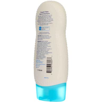 Cetaphil Baby - Wash & Shampoo - with Organic Calendula - Net Wt. 7.8 FL OZ (230 mL) Per Bottle - Pack of 2 Bottles (Packaging/Designs Vary)