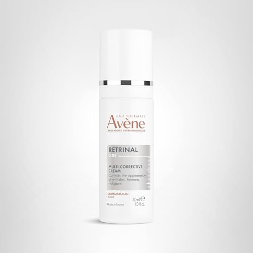 Avène Retrinal 0.05% Intensive Multi-Corrective Cream, Retinal Face Cream Formulated with Retinaldehyde, Niacinamide & Hyaluronic Acid, Anti-aging Cream Visibly Reduces Wrinkles & Fine Lines, 1 Fl Oz