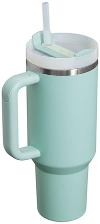 Thumbnail for STANLEY Quencher H2.0 Tumbler with Handle and Straw 40 oz | Flowstate 3-Position Lid | Cup Holder Compatible for Travel | Insulated Stainless Steel Cup | BPA-Free | Seafoam
