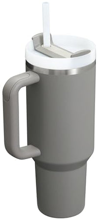 Thumbnail for Stanley Quencher H2.0 Tumbler with Handle and Straw 40 oz | Flowstate 3-Position Lid | Cup Holder Compatible for Travel | Insulated Stainless Steel Cup | BPA-Free | Stone
