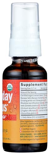 Thumbnail for Herb Pharm Herbs on the Go Portable Spray, Everyday Focus, 1 Fl Oz