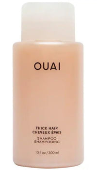 Thumbnail for OUAI Thick Shampoo - Moisturizing Shampoo with Keratin, Marshmallow Root, Shea Butter, Avocado Oil for Thick Hair - Strengthens & Hydrates Strands - Paraben, Phthalate, Sulfate Free Shampoo (10 Fl Oz)