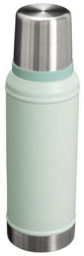 Stanley Classic Legendary Vacuum Bottle 1.0 qt | Wide Mouth with Leakproof Cup Lid | Keep Drinks Hot or Cold | Packable for Travel | Insulated Stainless Steel Thermal Bottle | BPA-Free | Mist
