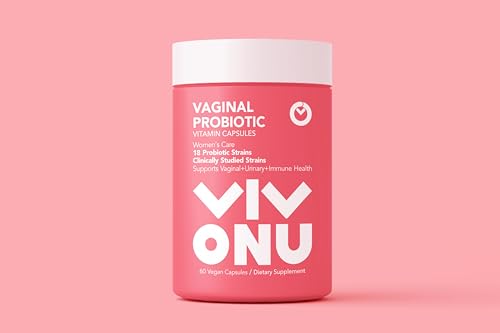 VivoNu Women's Probiotic,Prebiotics & Lactobacillus Probiotic Blend,60 Billion CFUs,18 Strains,Help Women's Health,Boost Immune,Digestive,Gut,Promote Healthy Vaginal Odor & Vaginal Flora