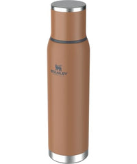 Thumbnail for Stanley Adventure-To-Go Vacuum Bottle 1.4 qt | Wide Mouth with Leakproof Cup Lid | Keep Drinks Hot or Cold | Packable for Travel | Insulated Stainless Steel Thermal Bottle | BPA-Free | Toast