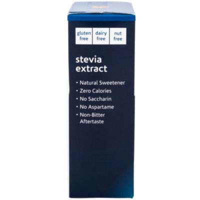 The Vitamin Shoppe Stevia Extract, Natural Sweetener, Non GMO, Zero Calories, Non Bitter Aftertaste, Herbal Sweetener (100 Packets)
