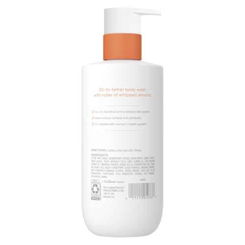 Dove Shower Body Oil Wash for Women - Ultra-Moisturizing Feminine Wash For Dry & Itchy Skin, 14.2 oz