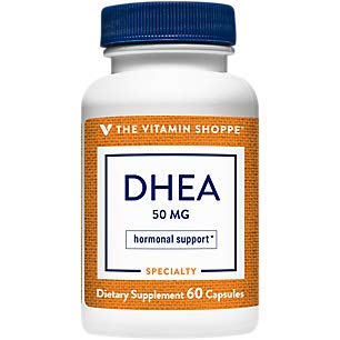 The Vitamin Shoppe DHEA 50MG, Hormonal and Healthy Aging Support for Both Men & Women, Once Daily (60 Capsules)