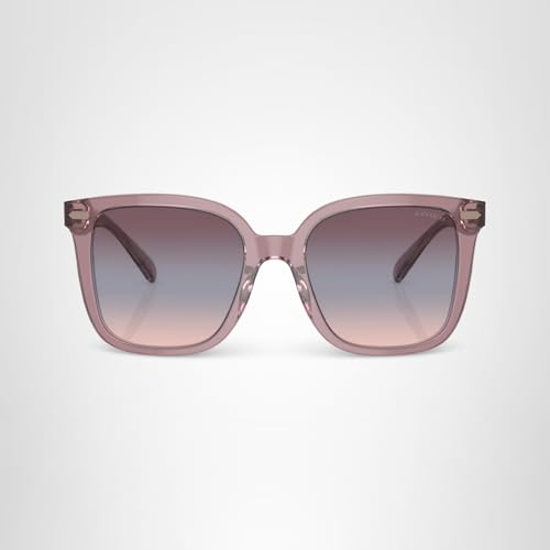 COACH Sunglasses HC 8381 U 57820J Cl918 Transparent Rose/Blush