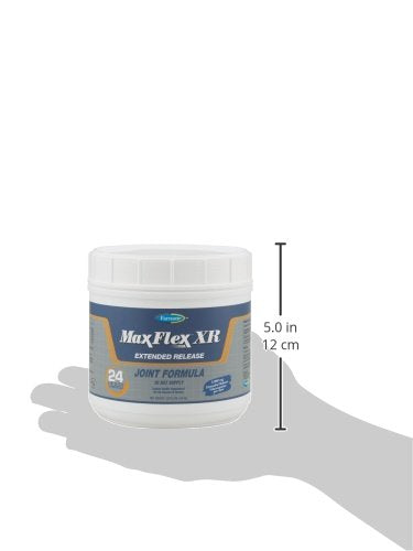 Farnam MaxFlex XR Extended Release Joint Supplement for Horses, Provides a continuous supply of joint health ingredients for 24 hours, 0.9375 pound, 30 Day Supply