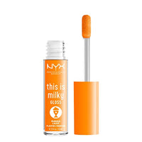 Thumbnail for NYX PROFESSIONAL MAKEUP This Is Milky Gloss, Lip Gloss with 12 Hour Hydration, Vegan - Mango Lassi (Orange Cream)