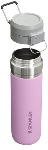 Thumbnail for Stanley Quick Flip GO Water Bottle 24 oz | Push Button Lid | Leakproof and Packable for Travel and Sports | Insulated Stainless Steel | BPA-Free | Lilac 2.0