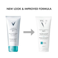 Thumbnail for VICHY Pureté Thermale One Step Cleanser, Face Wash, Toner & Makeup Remover, No Rinse Required, Gentle Eye Makeup Remover, Suitable For Sensitive Skin & Contact Lenses, Non-Oily, Alcohol Free