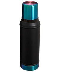 Thumbnail for Stanley Classic Legendary Vacuum Bottle 2.0 qt | Wide Mouth with Leakproof Cup Lid | Keep Drinks Hot or Cold | Packable for Travel | Insulated Stainless Steel Thermal Bottle | BPA-Free | Black Chroma