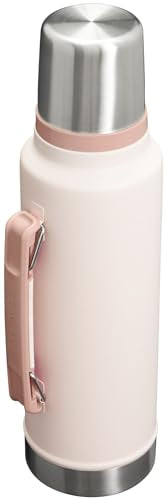 Thumbnail for Stanley Classic Legendary Vacuum Bottle 1.5 qt | Wide Mouth with Leakproof Cup Lid | Keep Drinks Hot or Cold | Packable for Travel | Insulated Stainless Steel Thermos | BPA-Free | Rose Quartz