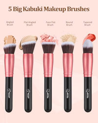 Thumbnail for Image 4 of BESTOPE PRO Makeup Brush Set