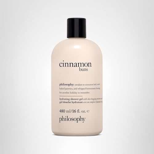 philosophy cinnamon bun shampoo, shower gel & bubble bath, 16 oz