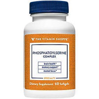 Thumbnail for Phosphatidylserine Complex 500mg Softgel - Supports Healthy Brain Cognitive Function, Promotes Memory, Focus Brain Activity - 500mg of SharpPS™,Branded Ingredient (60 Softgels) by The Vitamin Shoppe