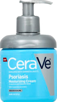 Thumbnail for CeraVe Moisturizing Cream for Psoriasis Treatment, With Salicylic Acid for Dry Skin Itch Relief & Urea for Moisturizing, Fragrance Free & Allergy Tested, 8 Oz
