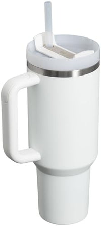 Thumbnail for STANLEY Quencher H2.0 Tumbler with Handle and Straw 40 oz | Flowstate 3-Position Lid | Cup Holder Compatible for Travel | Insulated Stainless Steel Cup | BPA-Free | Frost