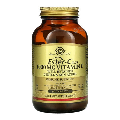 Solgar Ester-C Plus Vitamin C (Ester-C Ascorbate Complex) 1000 mg 90 Tabs