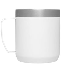 Thumbnail for STANLEY Stay-Hot Camp Mug 12 oz | Press Fit Drink Through Lid | Cup for Coffee, Tea and Drinks | Insulated Stainless Steel Coffee Mug | BPA-Free | Polar