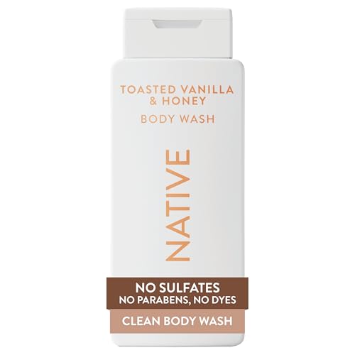 Image 1 of Default Title for the product Native Clean Body Wash for Women & Men, Toasted Vanilla & Honey, 18 fl oz