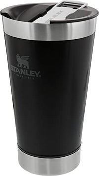 Thumbnail for STANLEY Stay-Chill Beer Pint 16 oz | Wide Mouth Lid | Built-In Bottle Opener | Beer Tumbler Cup | Insulated Stainless Steel Pint Glass | BPA-Free | Matte Black