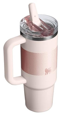 Thumbnail for Stanley Quencher ProTour Flip Straw Tumbler with Leakproof Lid 30 oz | Built-In Straw and Handle | Cup Holder Compatible for Travel | Insulated Stainless Steel Cup | BPA-Free | Rose Quartz Fade