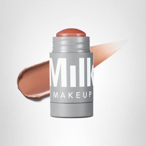 Milk Makeup Lip + Cheek Stick – Buildable Cream Blush + Lip Color w/Hydrating Mango Butter + Avocado Oil for a Natural Flush – Long-Lasting, Multiuse, Vegan Formula – Enigma (Rosy Beige), 0.21 oz