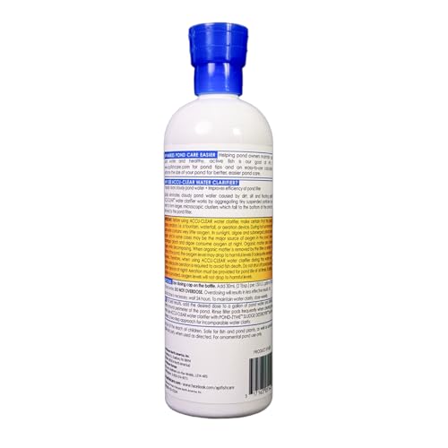 API POND ACCU-CLEAR Pond Water Clarifier 16-Ounce Bottle