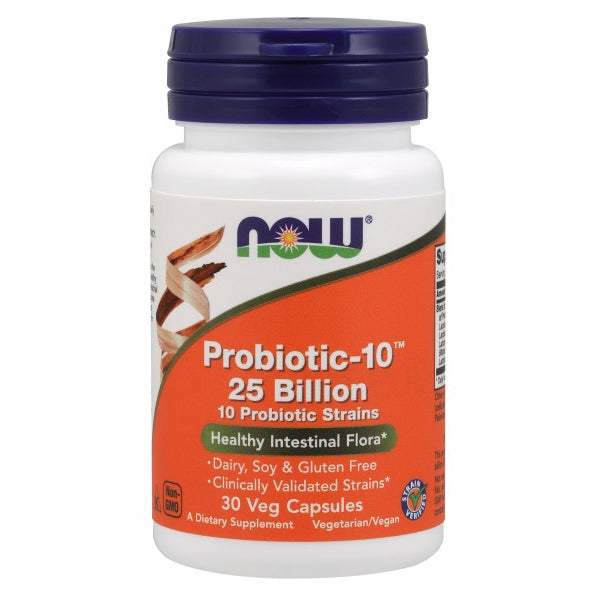 Now Foods Probiotic-10 25 Billion 30 Veg Caps