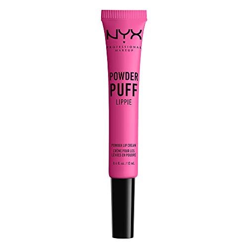 NYX PROFESSIONAL MAKEUP Powder Puff Lippie Lip Cream, Liquid Lipstick - Bby (Fuchsia)
