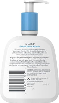 Thumbnail for Cetaphil Face Wash, Hydrating Gentle Skin Cleanser for Dry to Normal Sensitive Skin, NEW 4 oz 3 Pack, Fragrance Free, Soap Free and Non-Foaming