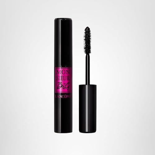 Lancôme Monsieur Big Mascara – Instant Volume Mascara with False Lash Effect – Up to 12x More Volume & 24-Hour Wear - Volumizing & Lengthening - Smudge & Flake Free – Black