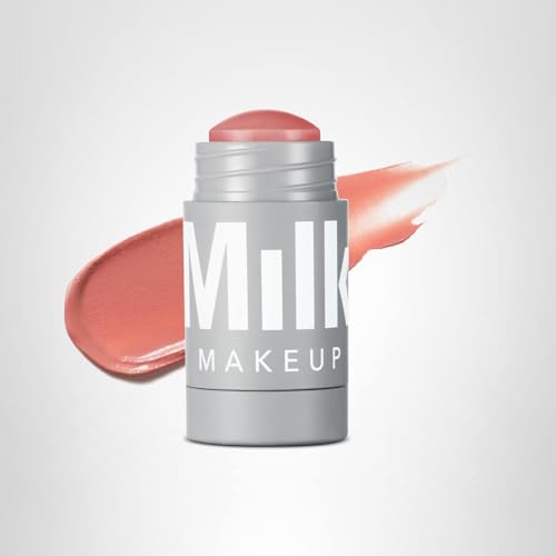 Milk Makeup Lip + Cheek Stick – Buildable Cream Blush + Lip Color w/Hydrating Mango Butter + Avocado Oil for a Natural Flush – Long-Lasting, Multiuse, Vegan Formula – Werk (Dusty Rose), 0.21 oz
