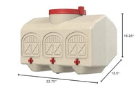 Thumbnail for OverEZ Automatic Chicken Waterer with No Spill System, Outside and Inside Poultry Drinker, Large 12 Gallon High Capacity Drinking Bottle Dispenser for Hens