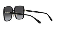 Thumbnail for Coach HC8368D Sunglasses, Black/Grey Gradient, 61 mm