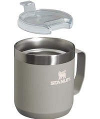 Thumbnail for STANLEY Stay-Hot Camp Mug 12 oz | Press Fit Drink Through Lid | Cup for Coffee, Tea and Drinks | Insulated Stainless Steel Coffee Mug | BPA-Free | Ash 2.0